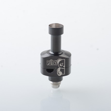 Wick'd Bridg'D Alpha Style RBA Bridge for Billet / Boro Mod - Black, 7 PCS Air Pin 1.2, 2.0, 2.5, 3.0, 3.5, 4.0, 4.5mm