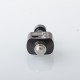 Wick'd Bridg'D Alpha Style RBA Bridge for Billet / Boro Mod - Black, 7 PCS Air Pin 1.2, 2.0, 2.5, 3.0, 3.5, 4.0, 4.5mm