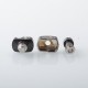 Wick'd Bridg'D Alpha Style RBA Bridge for Billet / Boro Mod - Black, 7 PCS Air Pin 1.2, 2.0, 2.5, 3.0, 3.5, 4.0, 4.5mm