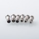 Wick'd Bridg'D Alpha Style RBA Bridge for Billet / Boro Mod - Black, 7 PCS Air Pin 1.2, 2.0, 2.5, 3.0, 3.5, 4.0, 4.5mm