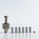 Rekavape Wick'd Bridg'D Alpha Style RBA Bridge for Billet / Boro Mod - Silver, Titanium, Air Pin 1.2, 2, 2.5, 3, 3.5, 4, 4.5mm