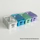 Rekavape PRC x Nezha Style Boro Tank for SXK BB / Billet AIO Box Mod Kit - Silver, Aluminum Alloy