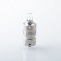 Rekavape BY KA V10 Nano Combo Radiator Style MTL RTA Atomizer - Silver + Translucent, 316SS + PCTG, 3.5ml, 22mm