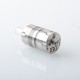 Rekavape BY KA V10 Nano Combo Radiator Style MTL RTA Atomizer - Silver + Translucent, 316SS + PCTG, 3.5ml, 22mm