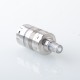 Rekavape BY KA V10 Nano Combo Radiator Style MTL RTA Atomizer - Silver + Translucent, 316SS + PCTG, 3.5ml, 22mm
