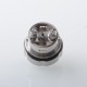 Rekavape BY KA V10 Nano Combo Radiator Style MTL RTA Atomizer - Silver + Translucent, 316SS + PCTG, 3.5ml, 22mm