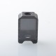 Authentic ThunderHead Creations Blaze Sliding Empty Boro Tank for BB / Billet / Boro Box Mod - Silver Black, Single Glass