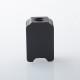 Authentic ThunderHead Creations Blaze Sliding Empty Boro Tank for BB / Billet / Boro Box Mod - Silver Black, Single Glass