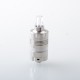 CGMODS BY-KA V.10 Style MTL RTA Rebuildable Tank Atomizer - Silver, 3ml, 3 Air Pin 1.2 / 1.4 / 1.7mm, 22mm Diameter