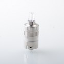 CGMODS BY-KA V.10 Style MTL RTA Rebuildable Tank Atomizer - Silver, 3ml, 3 Air Pin 1.2 / 1.4 / 1.7mm, 22mm Diameter