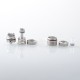 CGMODS BY-KA V.10 Style MTL RTA Rebuildable Tank Atomizer - Silver, 3ml, 3 Air Pin 1.2 / 1.4 / 1.7mm, 22mm Diameter