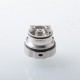 CGMODS BY-KA V.10 Style MTL RTA Rebuildable Tank Atomizer - Silver, 3ml, 3 Air Pin 1.2 / 1.4 / 1.7mm, 22mm Diameter
