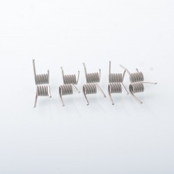 Authentic Thunder Cloud Bonza Pro Ni80 Pre-Built 2-Core Clapton Coil - 0.4ohm, 26Ga x 3 + 35Ga (10 PCS)