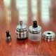 NOLA Style RTA Rebuildbale Atomizer - Silver, 3.2ml, Air Pin 0.8, 1.2, 1.5, 1.8, 2.0, 2.5, 3.0, 3.5mm, 22mm Diameter