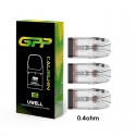 [Ships from Bonded Warehouse] Authentic Uwell Upgraded Caliburn GPP Pod Cartridge for G4 / G3 - 0.4ohm, 3ml, Side Refill (3 PCS)