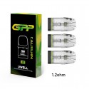 [Ships from Bonded Warehouse] Authentic Uwell Upgraded Caliburn GPP Pod Cartridge for G4 / G3 - 1.2ohm, 3ml, Side Refill (3 PCS)