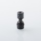 Four One Five 415 Tombo Giri Baby Style Short 510 Drip Tip - Black + Black, Stainless Steel + Resin