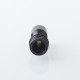 Four One Five 415 Tombo Giri Baby Style Short 510 Drip Tip - Black + Black, Stainless Steel + Resin