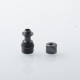 Four One Five 415 Tombo Giri Baby Style Short 510 Drip Tip - Black + Black, Stainless Steel + Resin