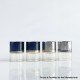 Rekavape Replacement Combi Olive Tank Tube for Diplomat Style RDL RTA / Diplomat Style MTL RTA - Black + Silver, 316SS + PSU