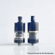 Rekavape Replacement Combi Olive Tank Tube for Diplomat Style RDL RTA / Diplomat Style MTL RTA - Black + Silver, 316SS + PSU