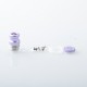 Rekavape Mission XV KB2 Style Replacement Integrated Drip Tip + Button Set for dotMod dotAIO V2 Pod - Purple