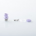 Rekavape Mission XV KB2 Style Replacement Integrated Drip Tip + Button Set for dotMod dotAIO V2 Pod - Purple