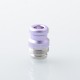Rekavape Mission XV KB2 Style Replacement Integrated Drip Tip + Button Set for dotMod dotAIO V2 Pod - Purple