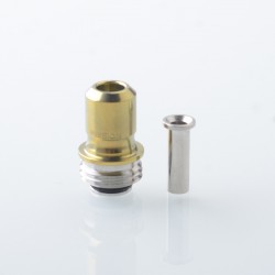 Rekavape Mission Boro Tips V2 ARC Style Drip Tip for BB / Billet Boro Mod - Gold, Titanium + Stainless Steel