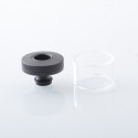 Rekavape Speedy Replacement Tank Tube + Chimney + Top Cap Kit for VMM Imperia Style RTA - Black, Glass + Stainless Steel, 2.0ml