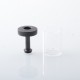 Rekavape Speedy Replacement Tank Tube + Chimney + Top Cap Kit for VMM Imperia Style RTA - Black, Glass + Stainless Steel, 6.0ml