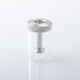 Rekavape Speedy Replacement Tank Tube + Chimney + Top Cap Kit for VMM Imperia Style RTA - Silver, Glass + Stainless Steel, 6.0ml
