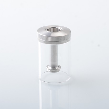 Rekavape Speedy Replacement Tank Tube + Chimney + Top Cap Kit for VMM Imperia Style RTA - Silver, Glass + Stainless Steel, 6.0ml