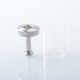 Rekavape Speedy Replacement Tank Tube + Chimney + Top Cap Kit for VMM Imperia Style RTA - Silver, Glass + Stainless Steel, 6.0ml