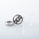 Rekavape Speedy Replacement Tank Tube + Chimney + Top Cap Kit for VMM Imperia Style RTA - Silver, Glass + Stainless Steel, 6.0ml