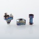 Rekavape Wick'd Bridg'D Alpha Style RBA Bridge for Billet / Boro Mod - Blueing, Titanium, Air Pin 1.2, 2, 2.5, 3, 3.5, 4, 4.5mm