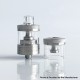 Rekavape Speedy Replacement Tank Tube + Chimney + Top Cap Kit for VMM Imperia Style RTA - Black, Glass + Stainless Steel, 2.0ml