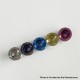 Rekavape Monarchy Style Replacement Flush Nut 510 Drip Tip Adapter for Billet / BB Box Mod - Purple, Titanium