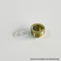 Rekavape Monarchy Style Replacement Flush Nut 510 Drip Tip Adapter for Billet / BB Box Mod - Gold, Titanium