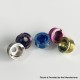 Rekavape Monarchy Style Replacement Flush Nut 510 Drip Tip Adapter for Billet / BB Box Mod - Gold, Titanium