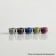 Rekavape Monarchy Style Replacement Flush Nut 510 Drip Tip Adapter for Billet / BB Box Mod - Gold, Titanium