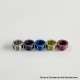 Rekavape Monarchy Style Replacement Flush Nut 510 Drip Tip Adapter for Billet / BB Box Mod - Gold, Titanium