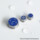 Rekavape Replacement Button Set for BMM.38 Aio Style Mod - Blue, Monarchy Stars Pattern (3 PCS)