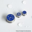 Rekavape Replacement Button Set for BMM.38 Aio Style Mod - Blue, Monarchy Stars Pattern (3 PCS)