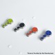 Rekavape Replacement Button Set for BMM.38 Aio Style Mod - Blue, Monarchy Stars Pattern (3 PCS)