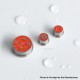 Rekavape Replacement Button Set for BMM.38 Aio Style Mod - Red, Monarchy Stars Pattern (3 PCS)