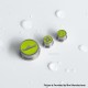 Rekavape Replacement Button Set for BMM.38 Aio Style Mod - Green, Monarchy Pattern (3 PCS)