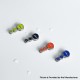 Rekavape Replacement Button Set for BMM.38 Aio Style Mod - Blue, Monarchy Pattern (3 PCS)