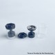 Rekavape Replacement Top Refilling Tank Tube Kit for Diplomat Style RDL RTA / Diplomat Style MTL RTA - Black, 5.0ml