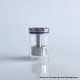 Rekavape Replacement Top Refilling Tank Tube Kit for Diplomat Style RDL RTA / Diplomat Style MTL RTA - Silver, 5.0ml